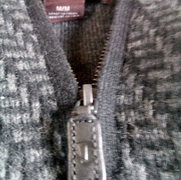 Black brown 1826 half zip pullover gray and black - Picture 3 of 5